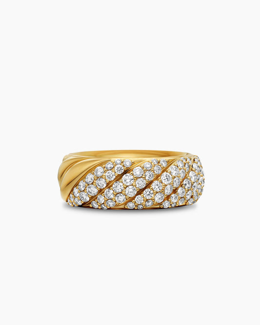 David Yurman Sculpted Cable Band Ring David Yurman Women’s