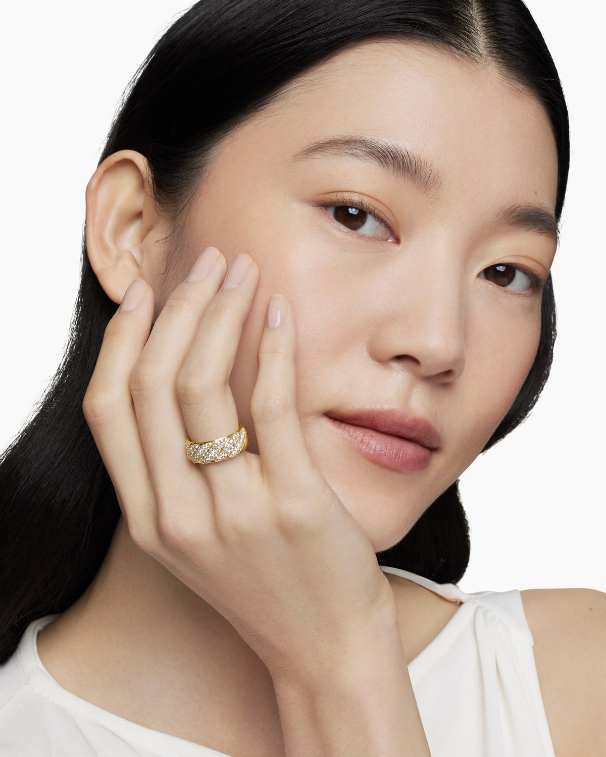 David Yurman Sculpted Cable Band Ring David Yurman Women’s