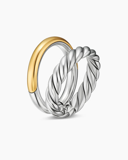 David Yurman DY Mercer Two Row Ring David Yurman Women’s
