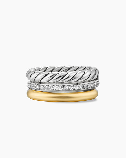 David Yurman DY Mercer Three Row Ring David Yurman Women’s