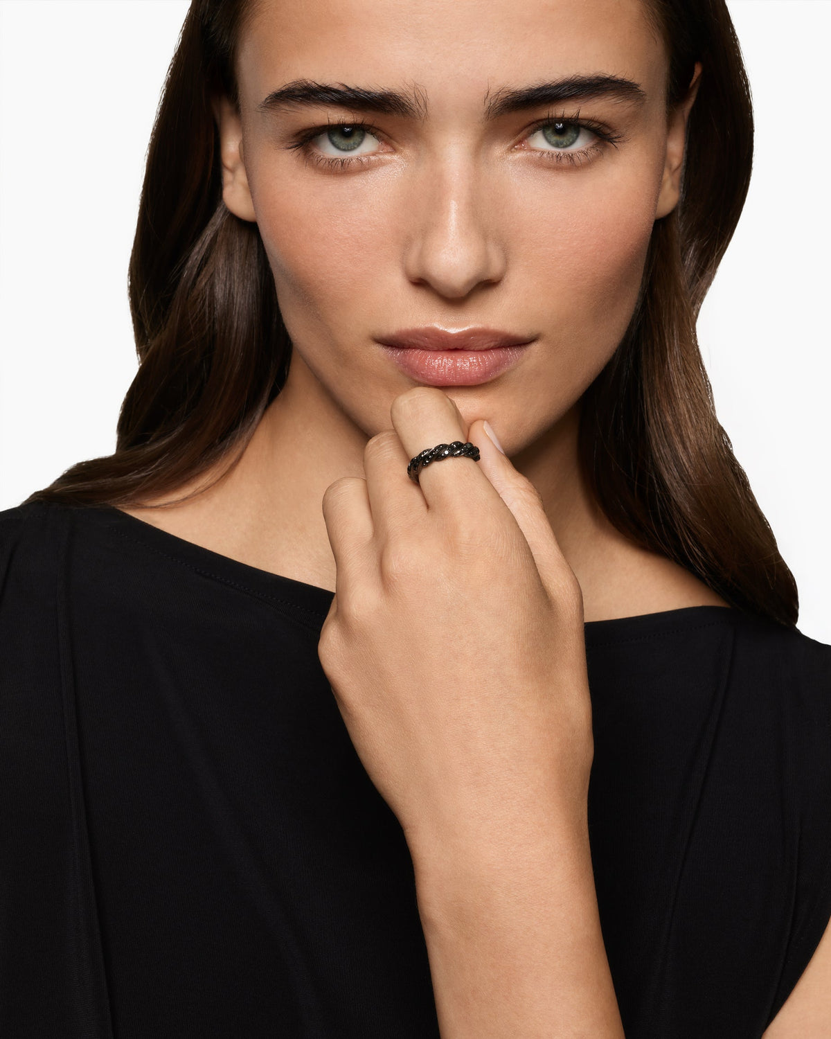 David Yurman Sculpted Cable Flex Band Ring David Yurman Women’s