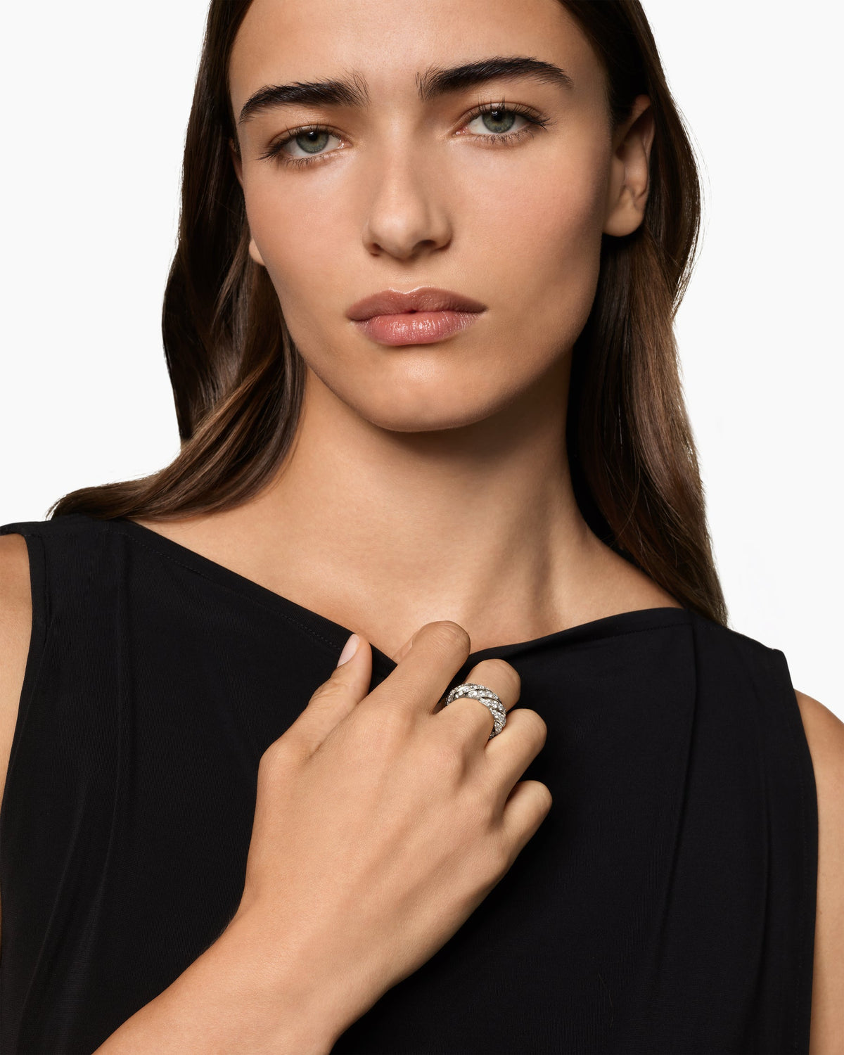 David Yurman Sculpted Cable Flex Band Ring David Yurman Women’s