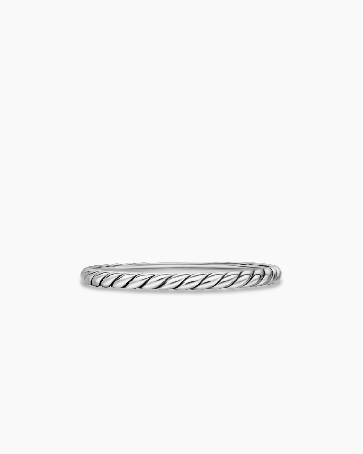 David Yurman Cable Band Ring in Sterling Silver, 1.7mm David Yurman Women’s