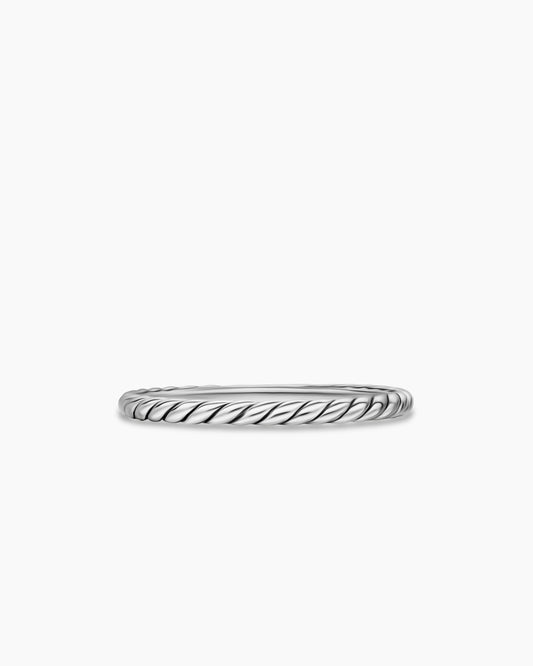 David Yurman Cable Band Ring in Sterling Silver, 1.7mm David Yurman Women’s