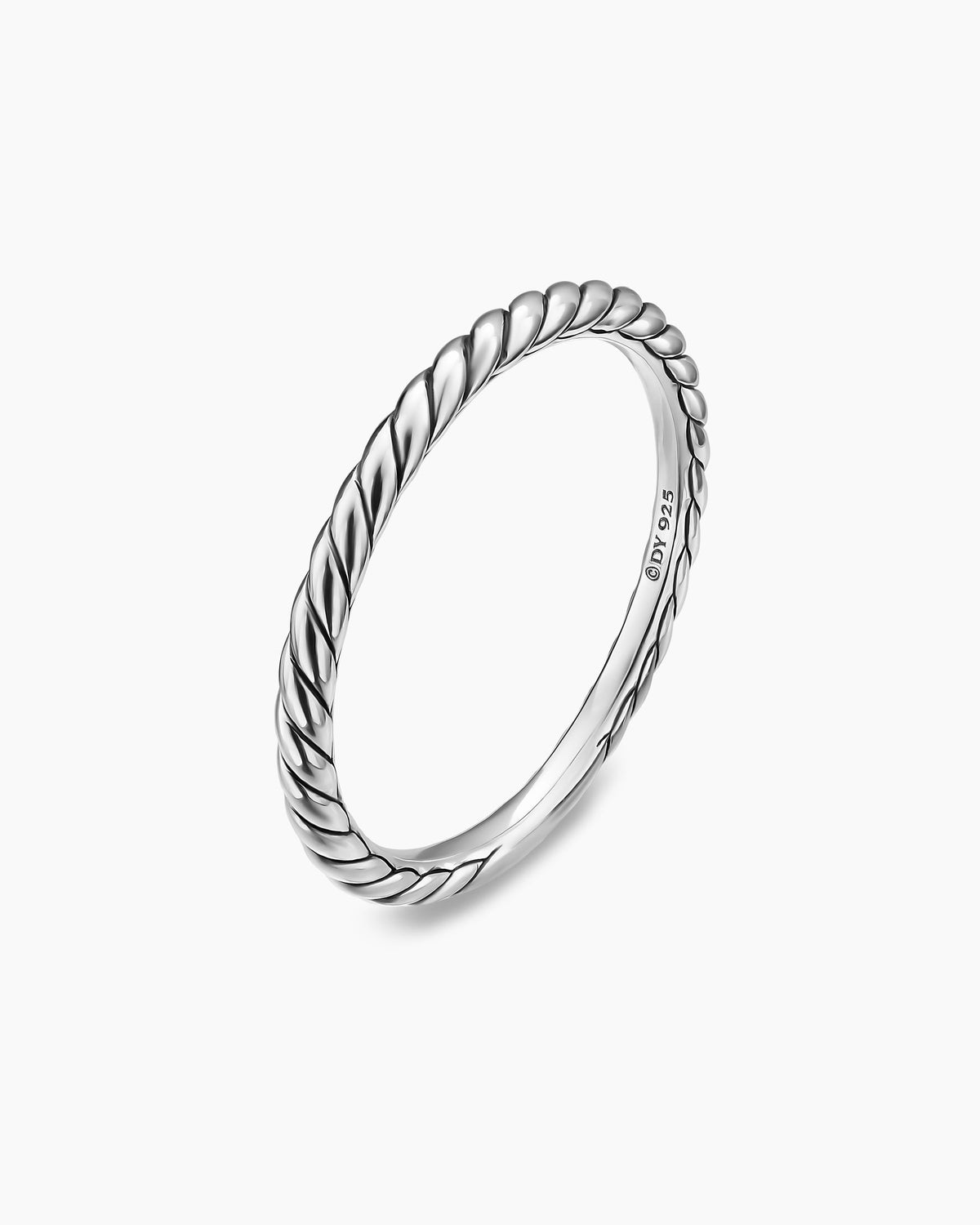 David Yurman Cable Band Ring in Sterling Silver, 1.7mm David Yurman Women’s