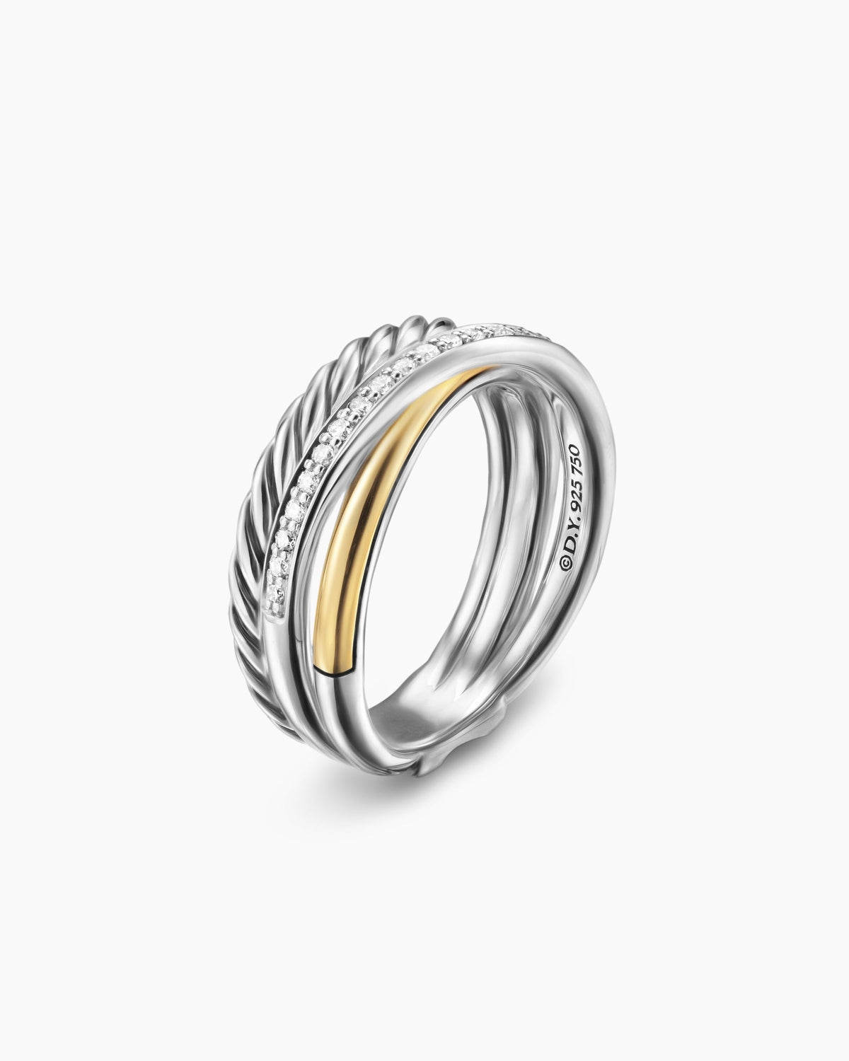 David Yurman Crossover Three Row Ring David Yurman Women’s