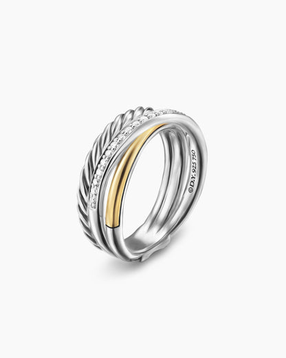 David Yurman Crossover Three Row Ring David Yurman Women’s