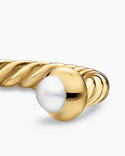 David Yurman Micro Cablespira Flex Open Ring in 18K Yellow Gold, 2.5mm David Yurman Women’s