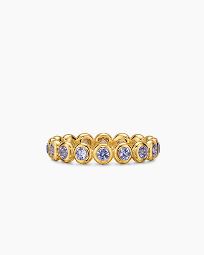 David Yurman Bezel Set Band Ring in 18K Yellow Gold, 4mm David Yurman Women’s