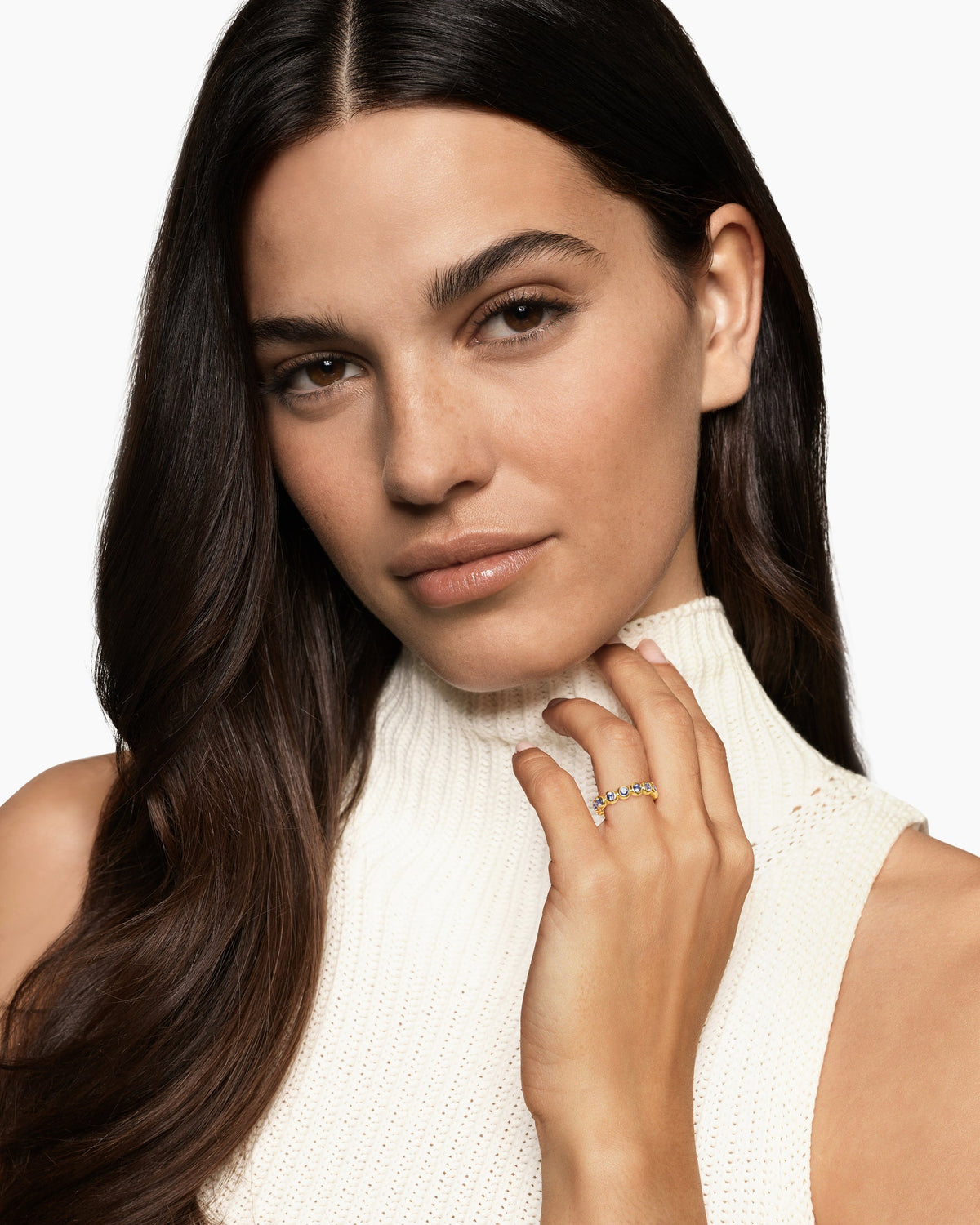 David Yurman Bezel Set Band Ring in 18K Yellow Gold, 4mm David Yurman Women’s