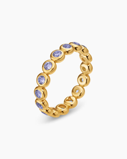 David Yurman Bezel Set Band Ring in 18K Yellow Gold, 4mm David Yurman Women’s