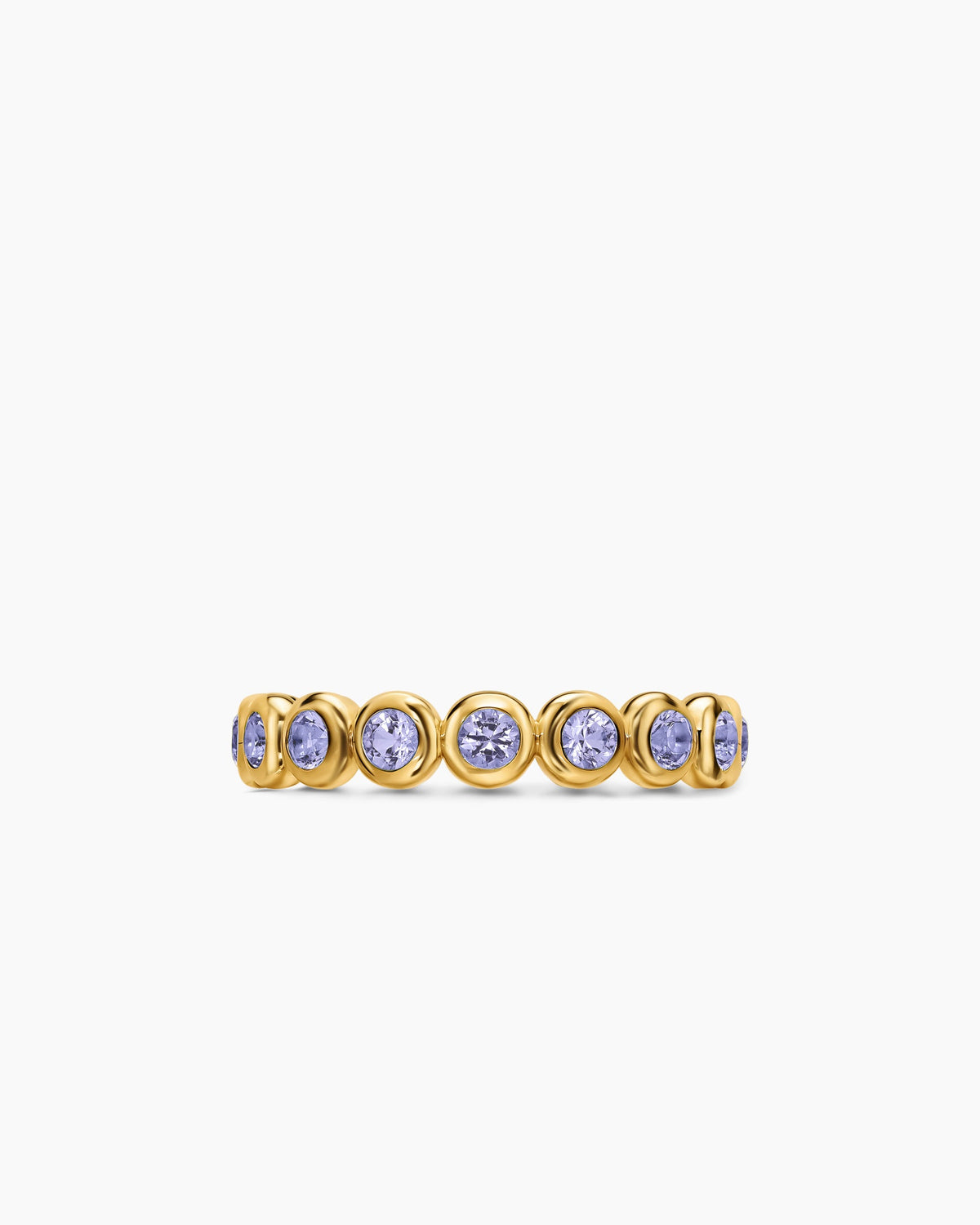 David Yurman Bezel Set Band Ring in 18K Yellow Gold, 4mm David Yurman Women’s