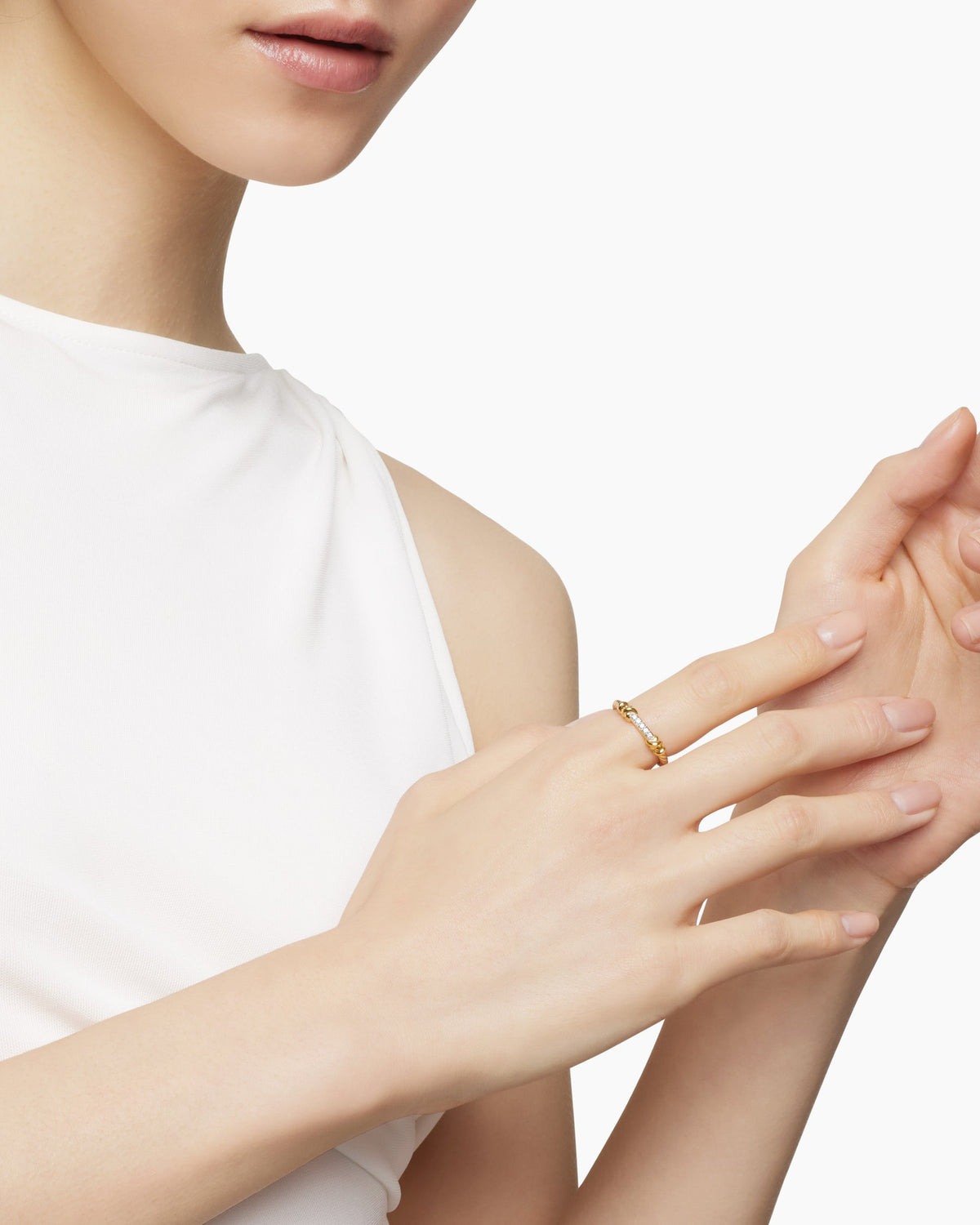 David Yurman Petite Helena Wrap Band Ring David Yurman Women’s