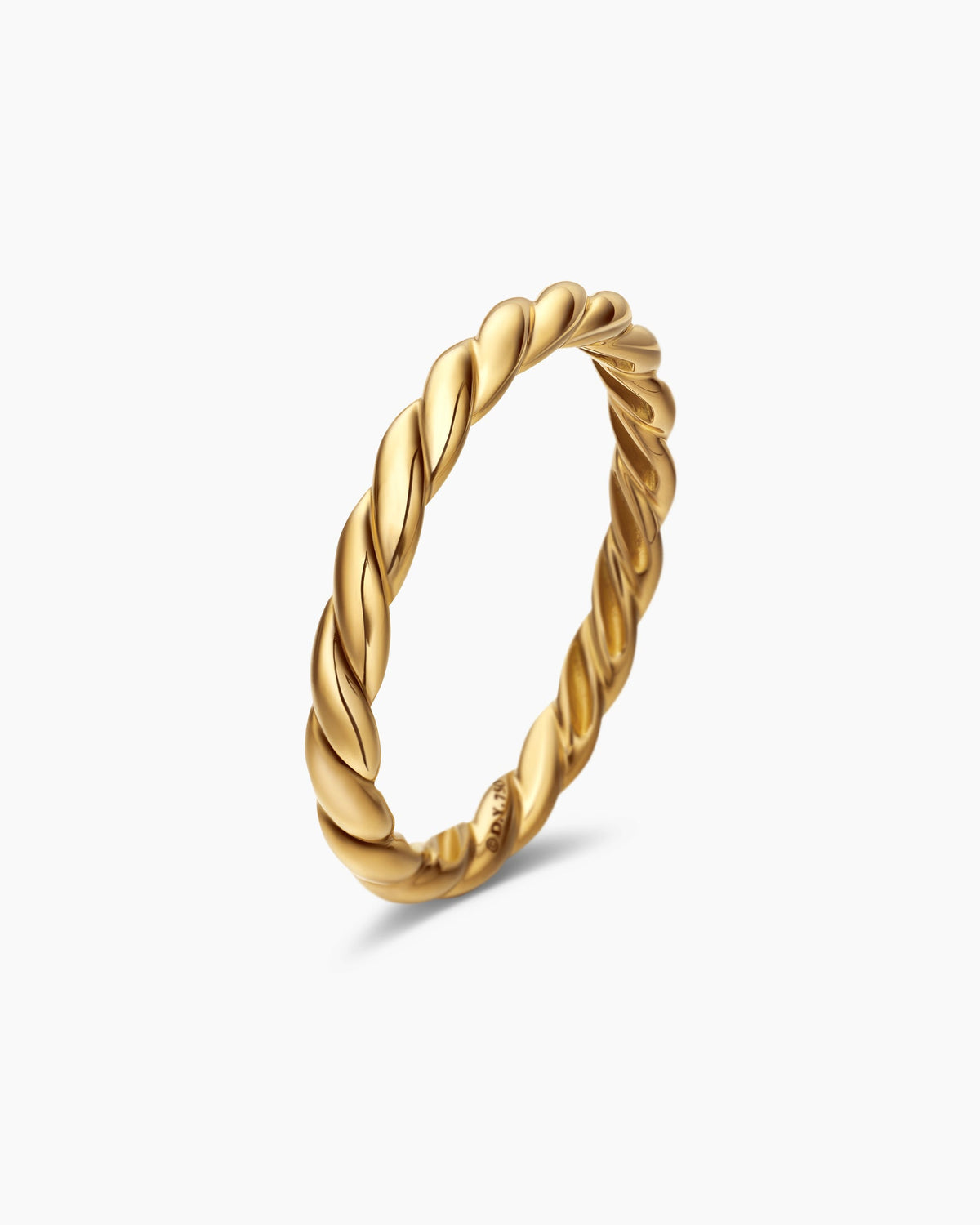 David Yurman Petite Band Ring in 18K Yellow Gold, 2.7mm David Yurman Women’s