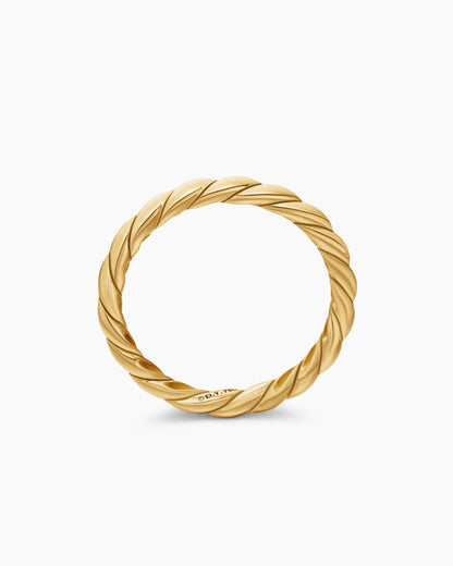 David Yurman Petite Band Ring in 18K Yellow Gold, 2.7mm David Yurman Women’s