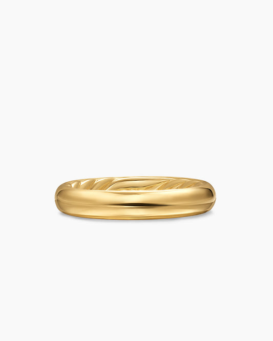 David Yurman DY Mercer Band Ring in 18K Yellow Gold, 3.7mm David Yurman Women’s