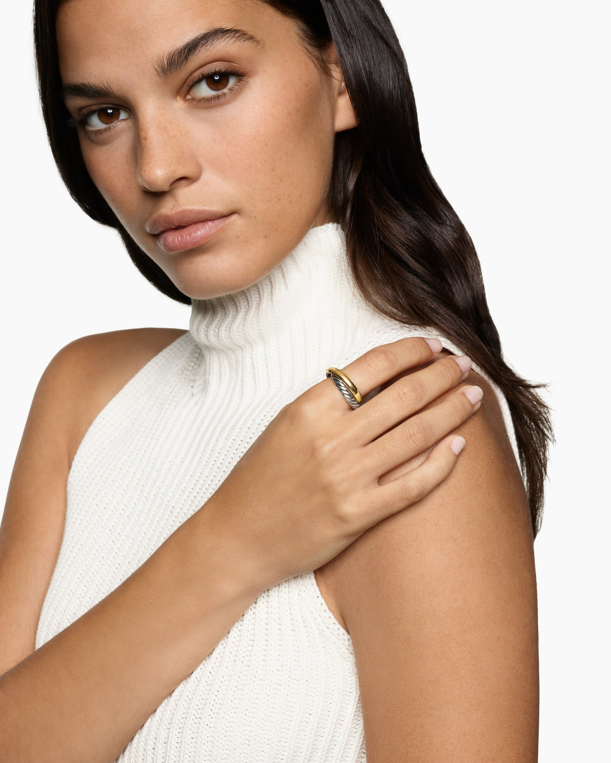 David Yurman Crossover Two Row Rotating Ring David Yurman Women’s