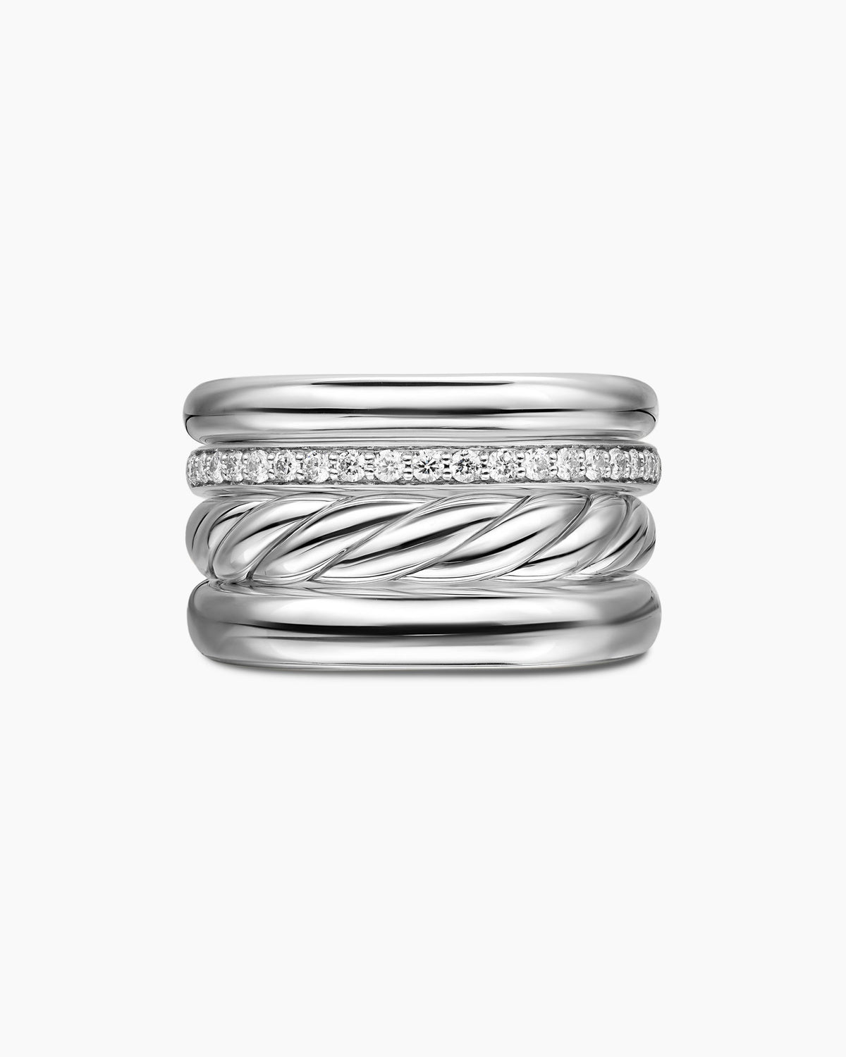 David Yurman DY Mercer Four Row Ring David Yurman Women’s