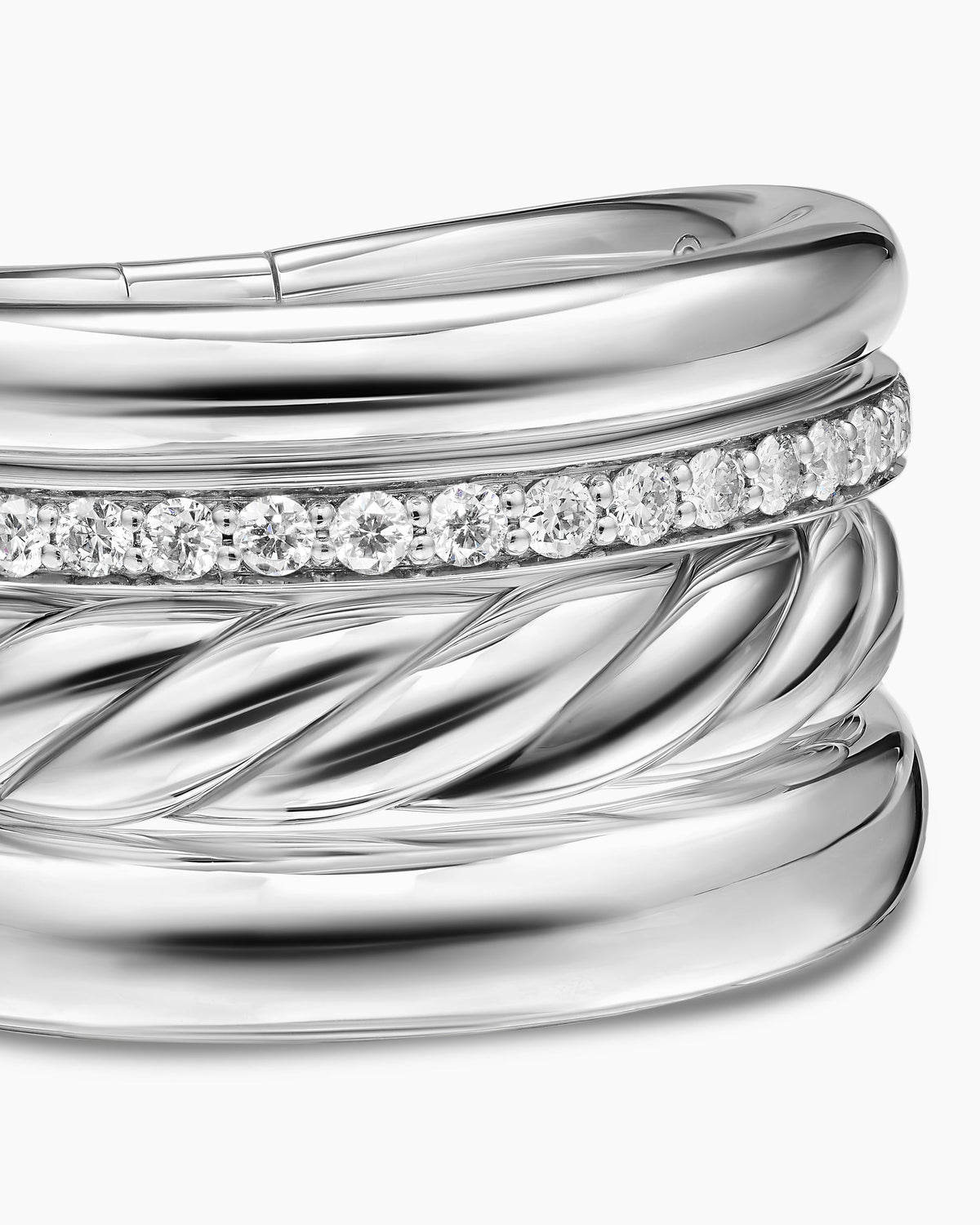 David Yurman DY Mercer Four Row Ring David Yurman Women’s