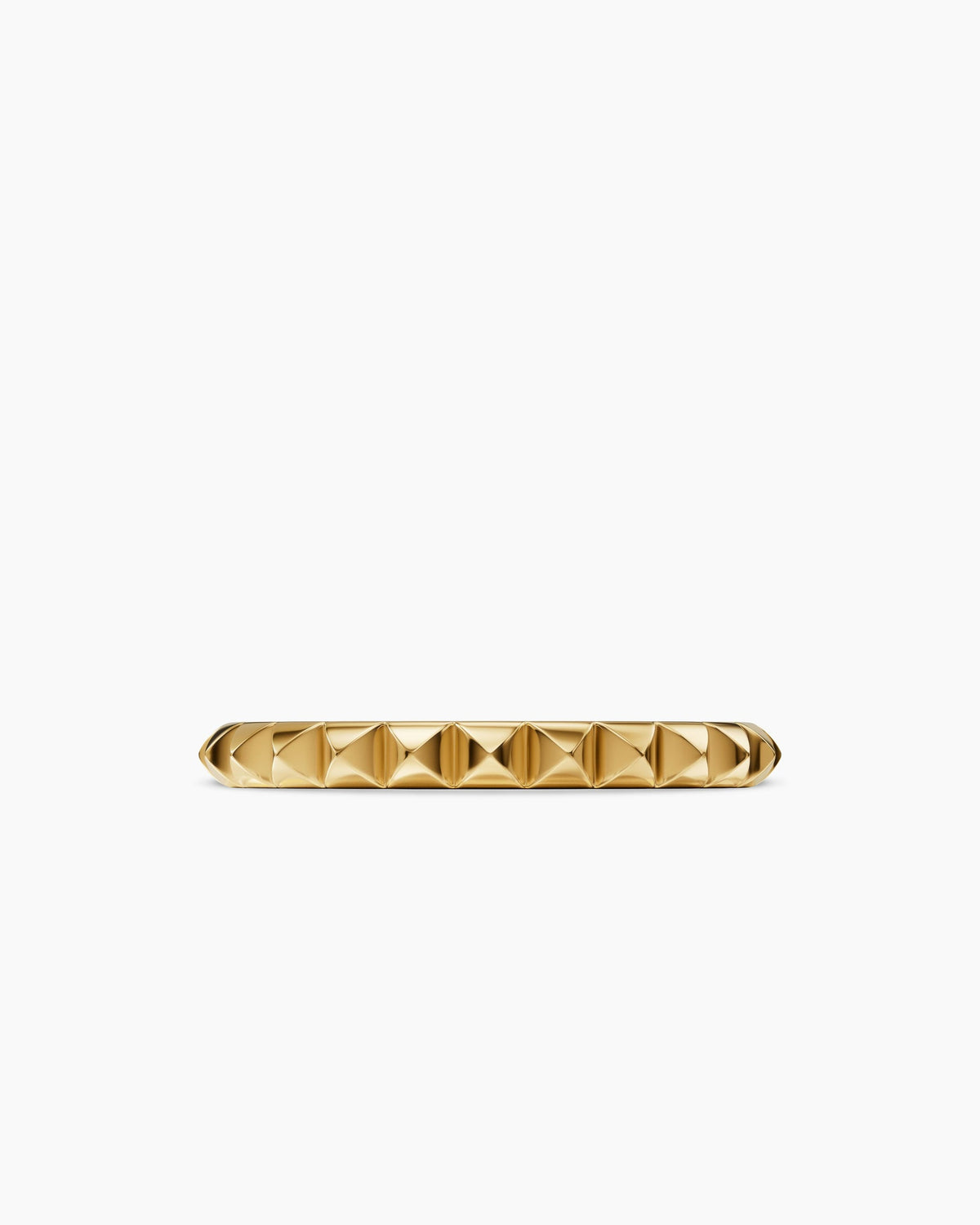 David Yurman Petite Pyramid Band Ring in 18K Yellow Gold, 2.5mm David Yurman Women’s