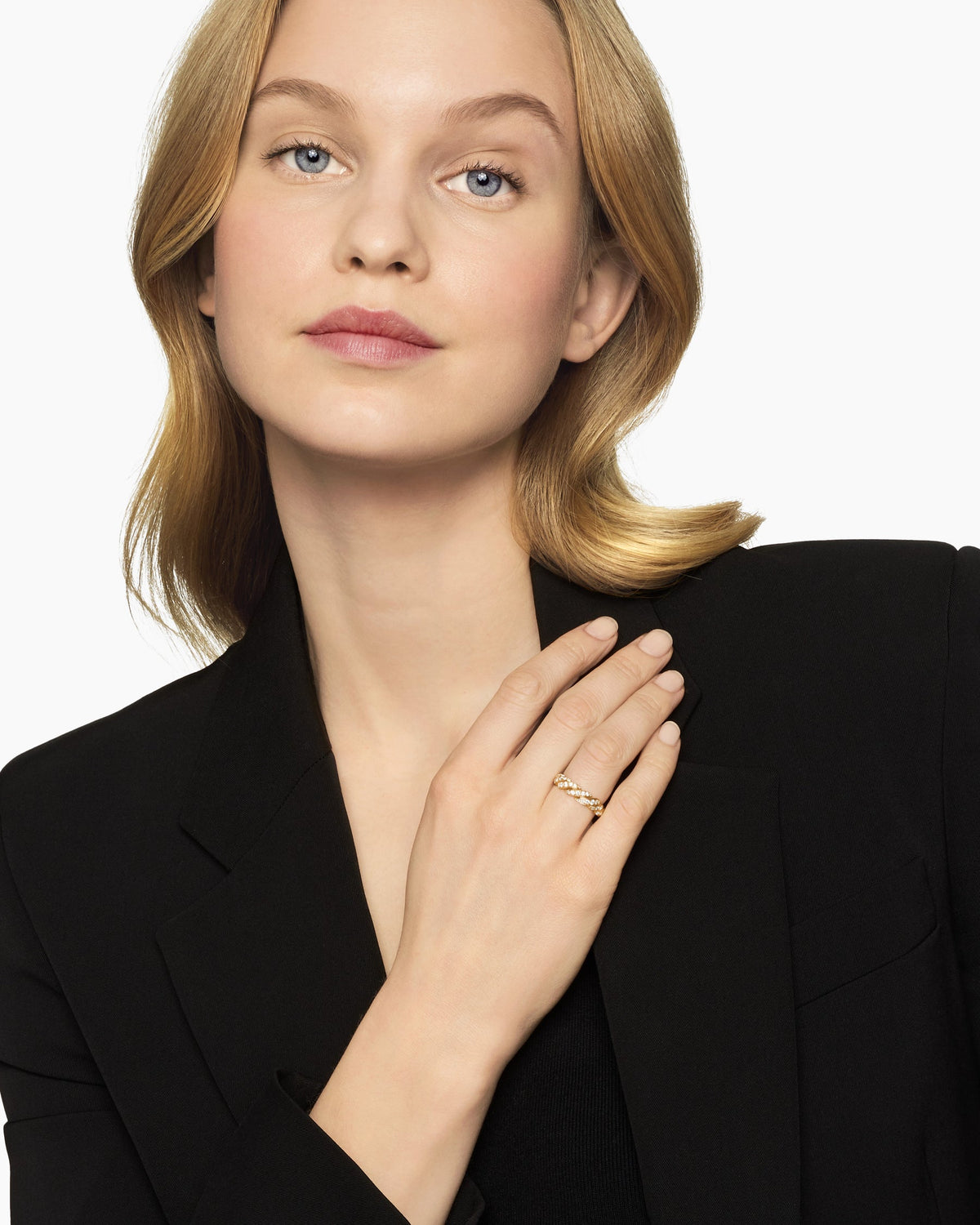David Yurman Sculpted Cable Flex Band Ring David Yurman Women’s