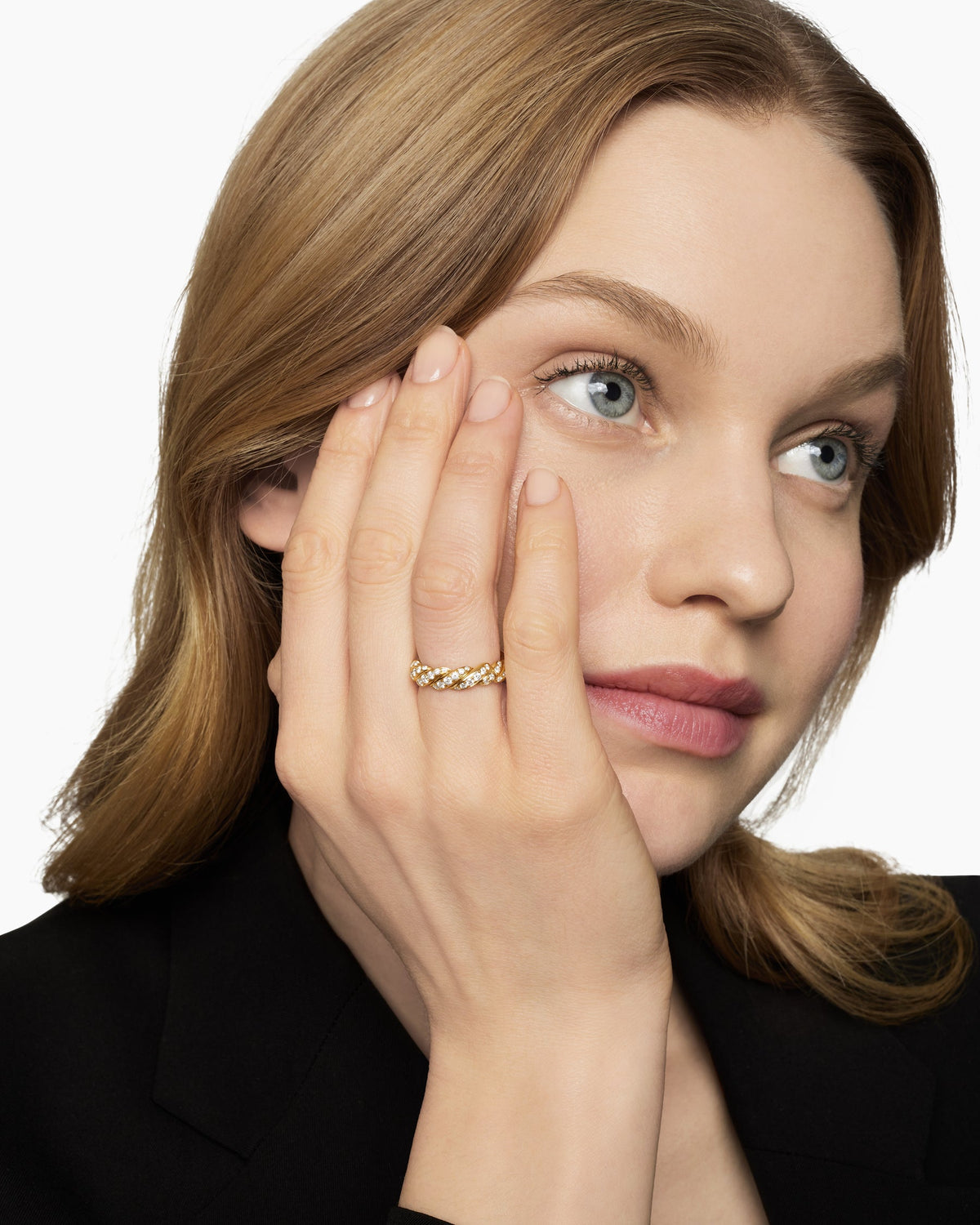 David Yurman Sculpted Cable Flex Band Ring David Yurman Women’s