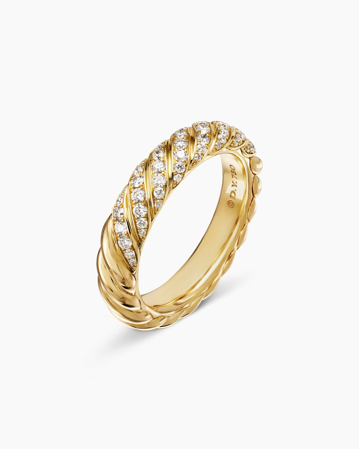 David Yurman Sculpted Cable Band Ring David Yurman Women’s