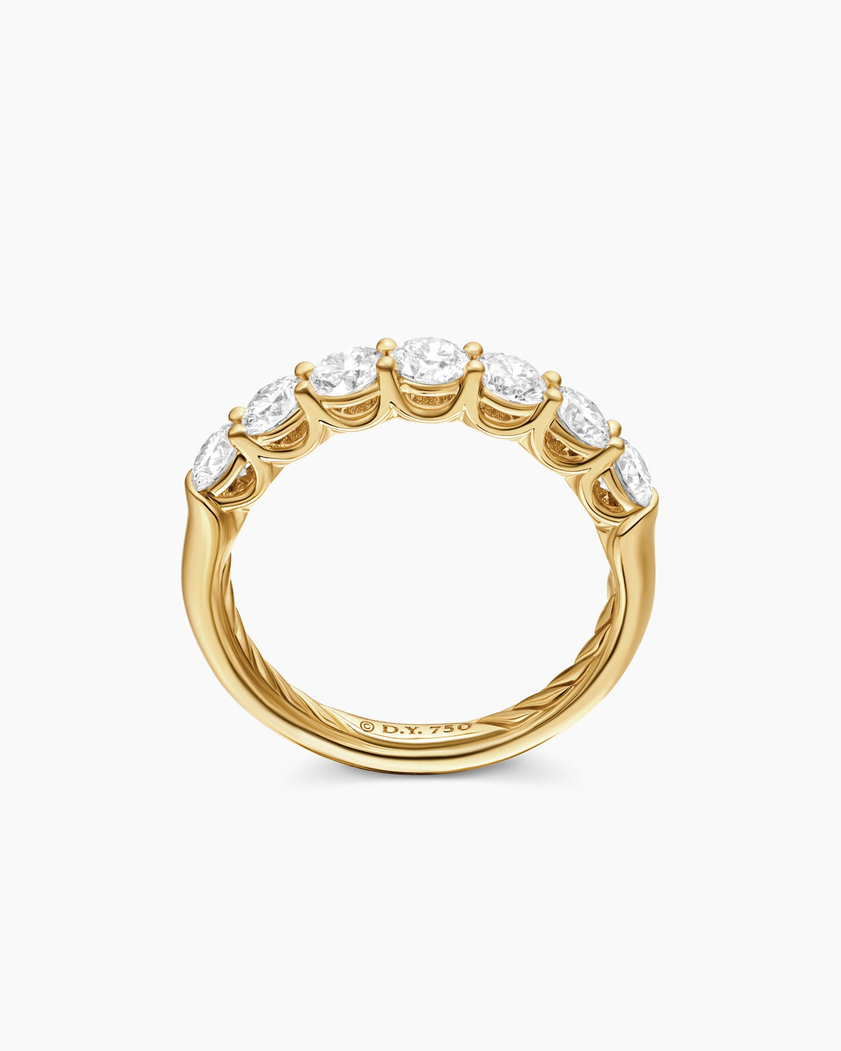 David Yurman DY Eden Partway Band Ring David Yurman Women’s|Wedding