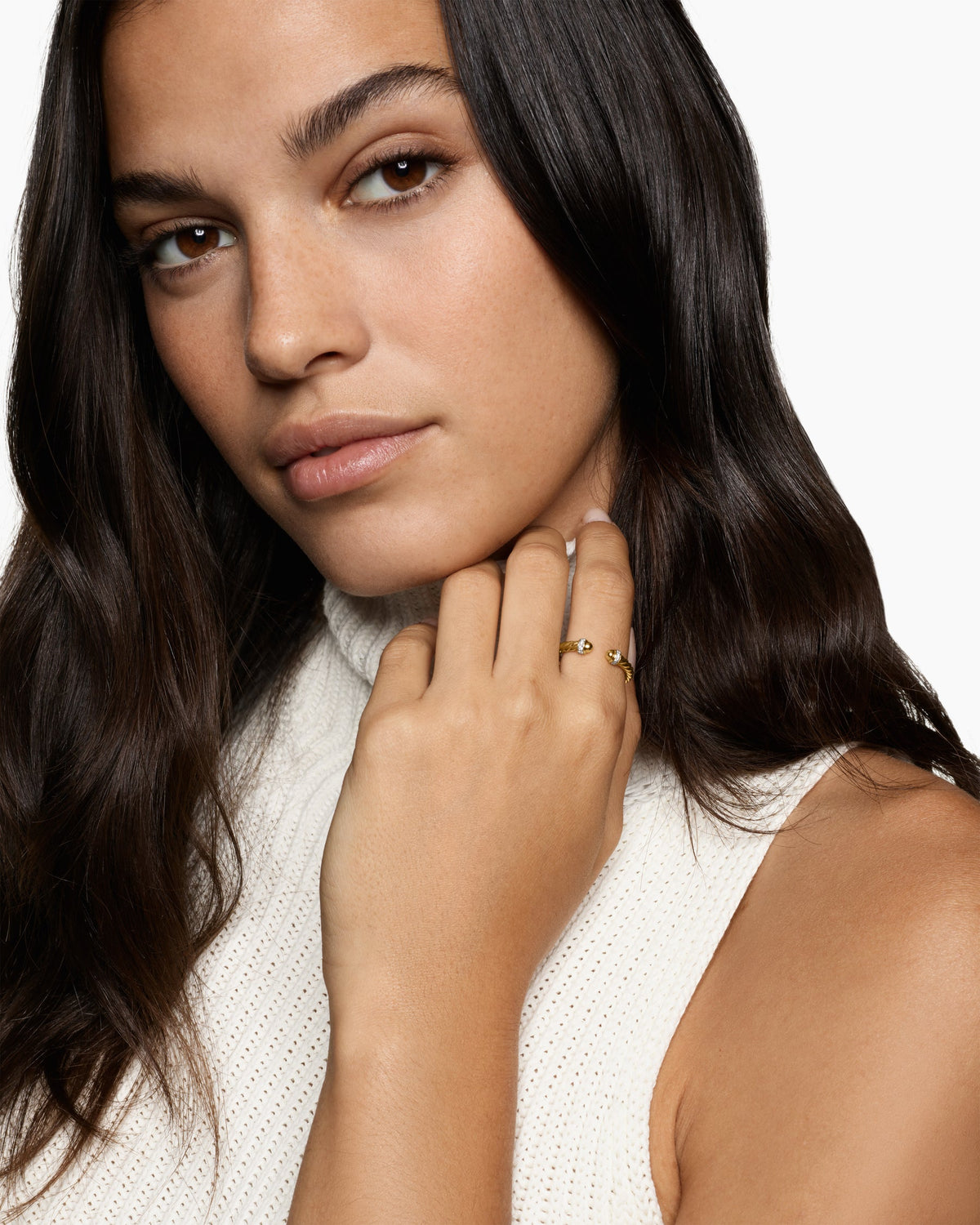 David Yurman Cable Band Open Ring David Yurman Women’s