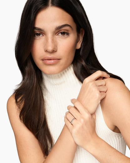 David Yurman DY Cable Band Ring in Platinum, 3mm David Yurman Women’s|Wedding