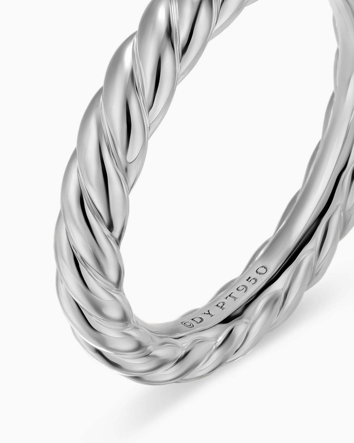 David Yurman DY Cable Band Ring in Platinum, 3mm David Yurman Women’s|Wedding