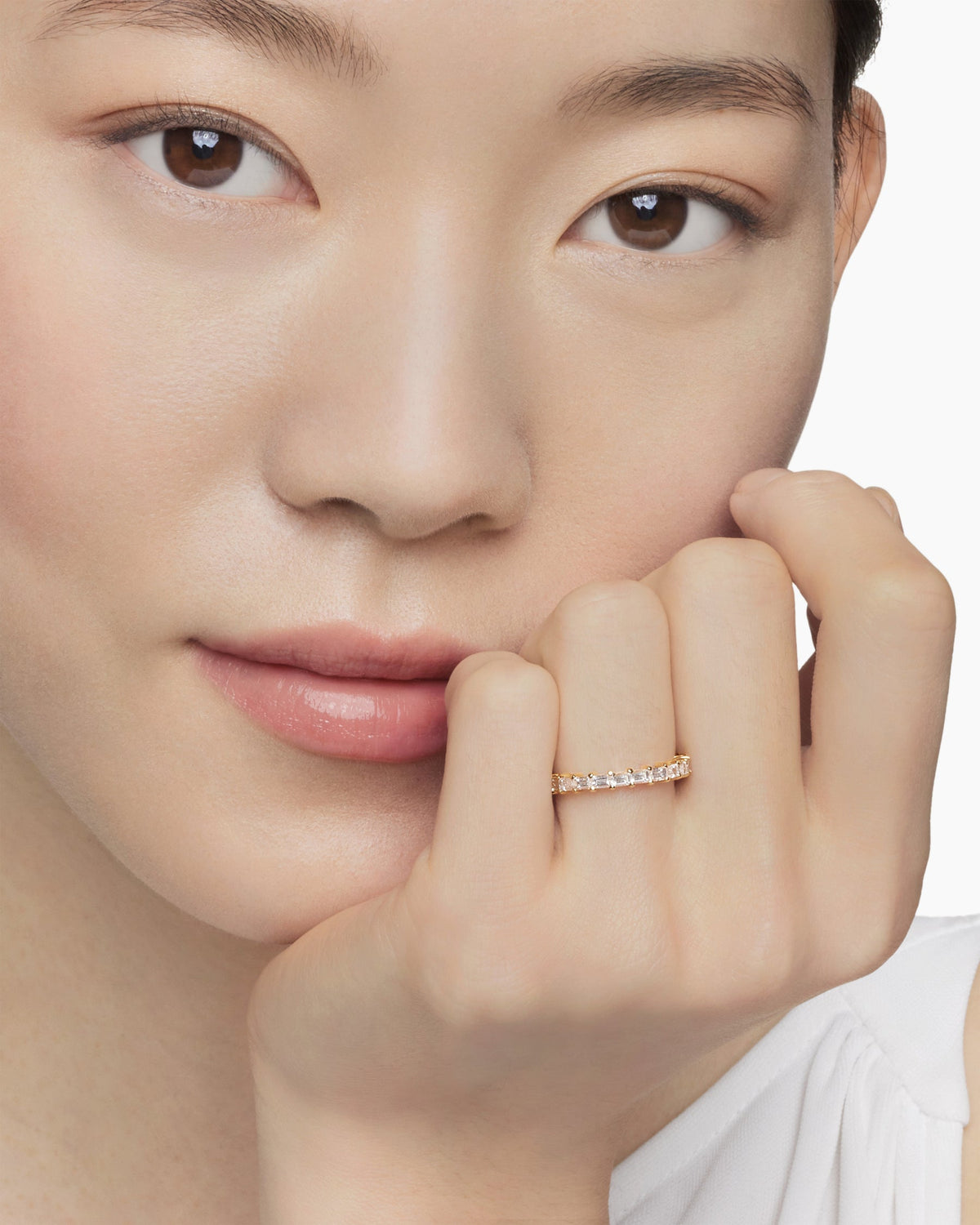 David Yurman DY Eden Partway Band Ring David Yurman Women’s|Wedding