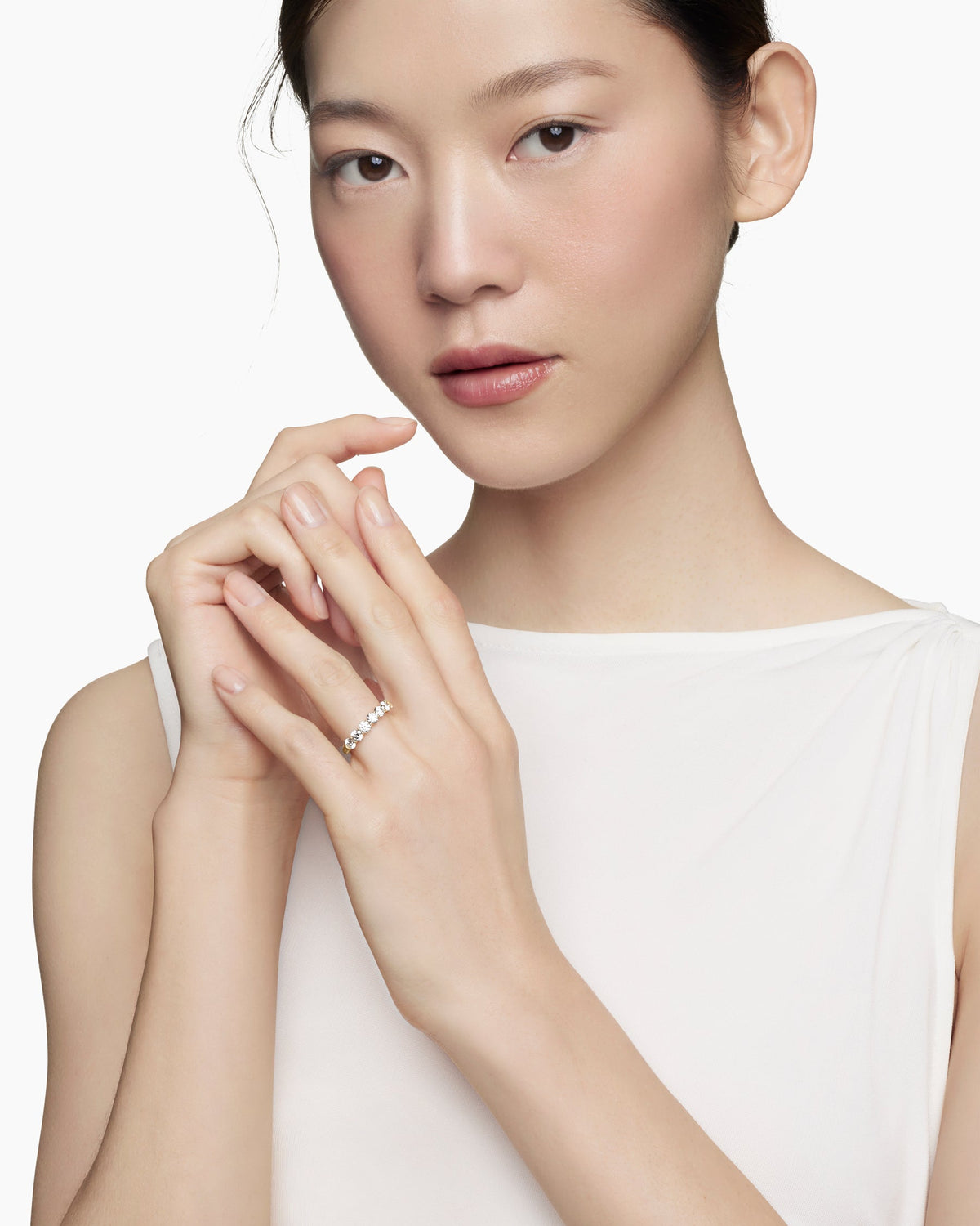 David Yurman DY Eden Partway Band Ring David Yurman Women’s|Wedding