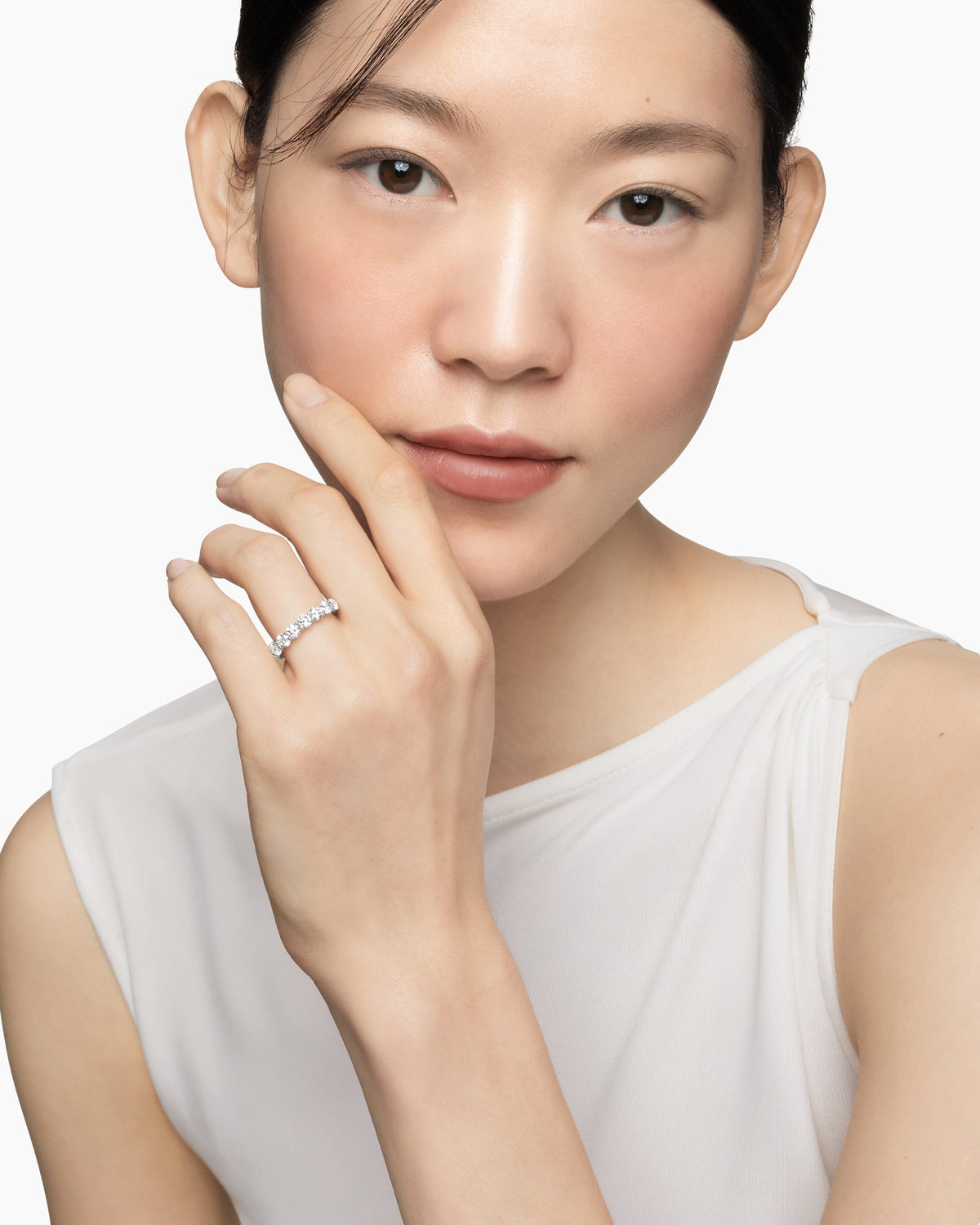 David Yurman DY Eden Partway Band Ring David Yurman Women’s|Wedding