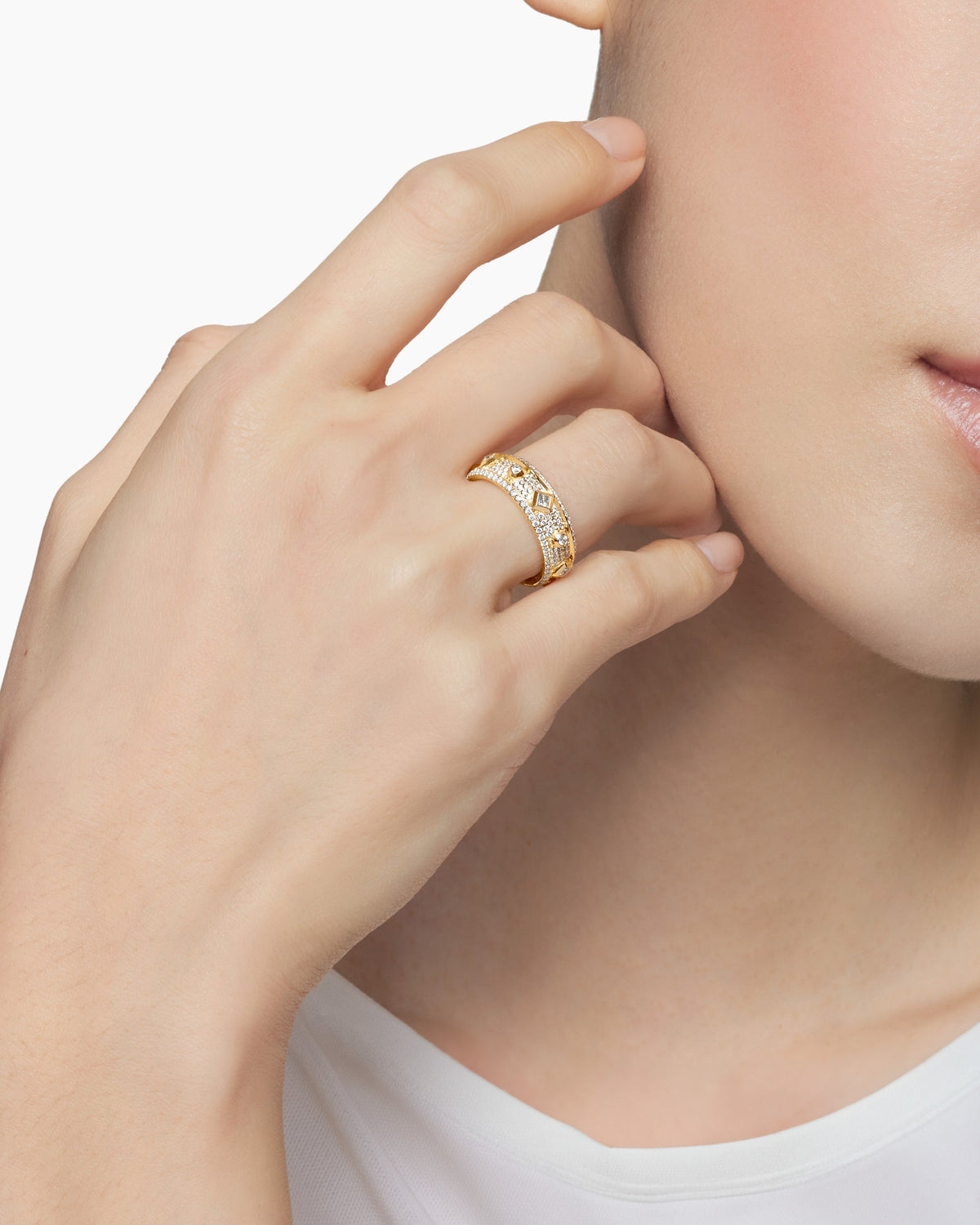 David Yurman Modern Renaissance Band Ring David Yurman Women’s