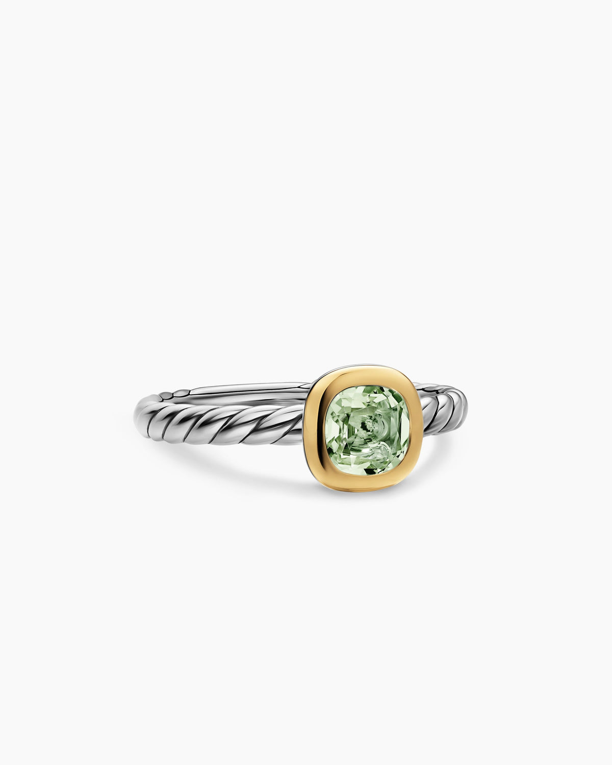 David Yurman DY Mercer Color Cable Ring in Sterling Silver with 14K Yellow Gold, 5.5mm David Yurman Women’s