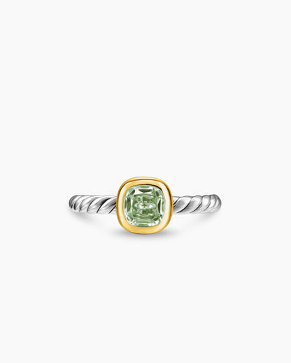 David Yurman DY Mercer Color Cable Ring in Sterling Silver with 14K Yellow Gold, 5.5mm David Yurman Women’s