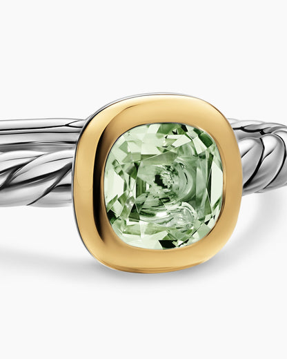 David Yurman DY Mercer Color Cable Ring in Sterling Silver with 14K Yellow Gold, 5.5mm David Yurman Women’s
