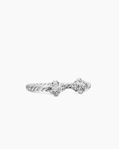 David Yurman Renaissance Ring in 18K White Gold with Diamonds, 2.3mm David Yurman Women’s