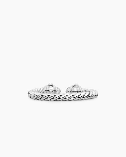 David Yurman Renaissance Ring in 18K White Gold with Diamonds, 2.3mm David Yurman Women’s