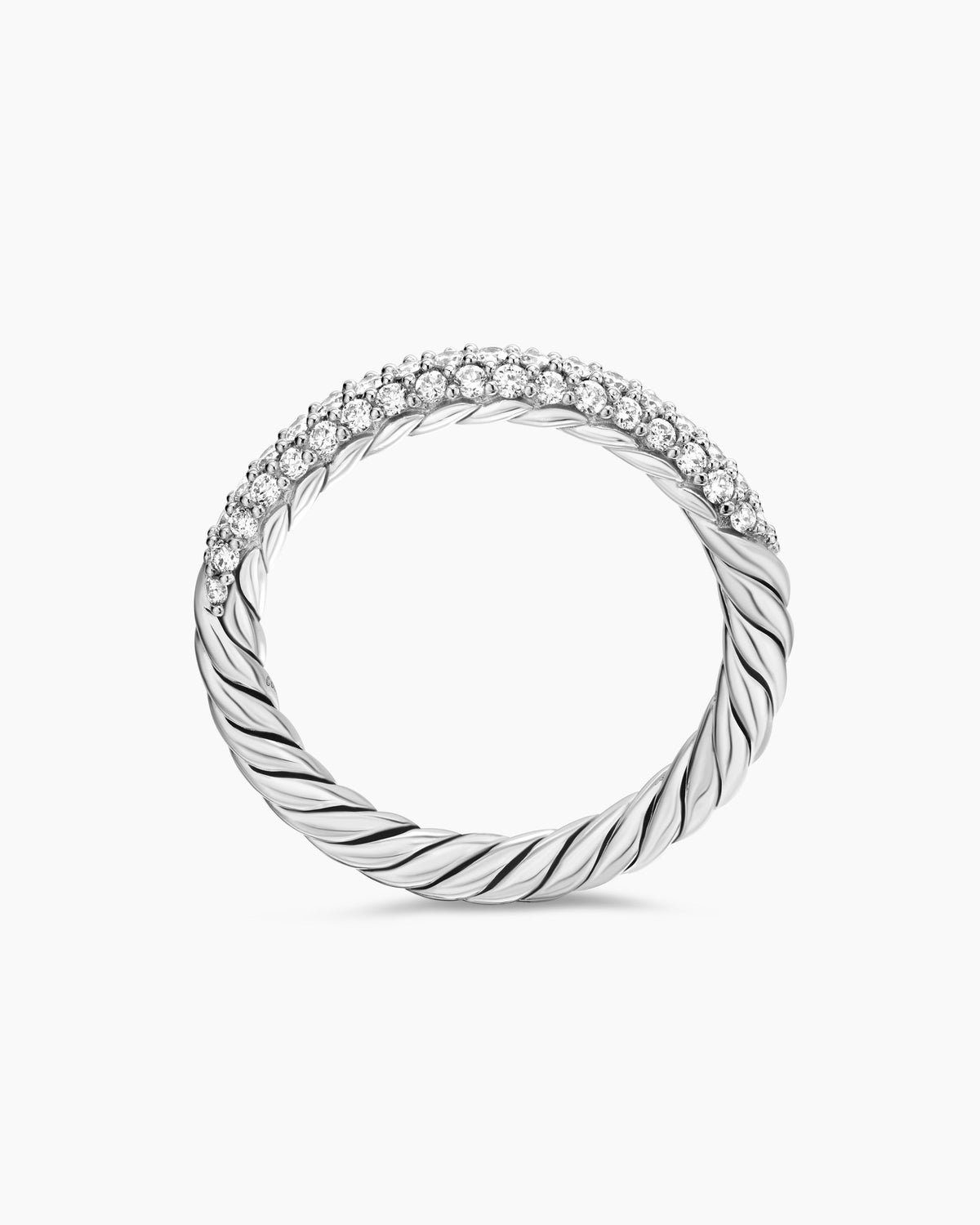 David Yurman Petite Pavé Stack Ring David Yurman Women’s