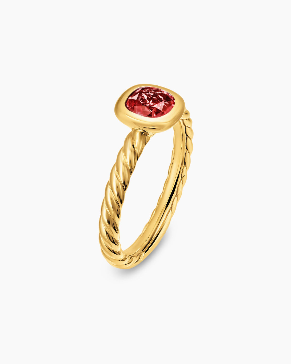 David Yurman DY Mercer Color Cable Ring in 18K Yellow Gold, 5.5mm David Yurman Women’s