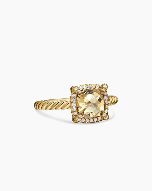 David Yurman Petite Chatelaine Pavé Bezel Ring David Yurman Women’s