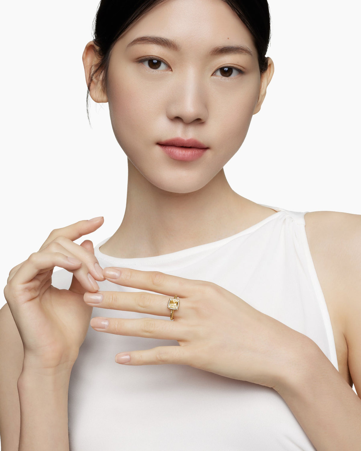 David Yurman Petite Chatelaine Pavé Bezel Ring David Yurman Women’s