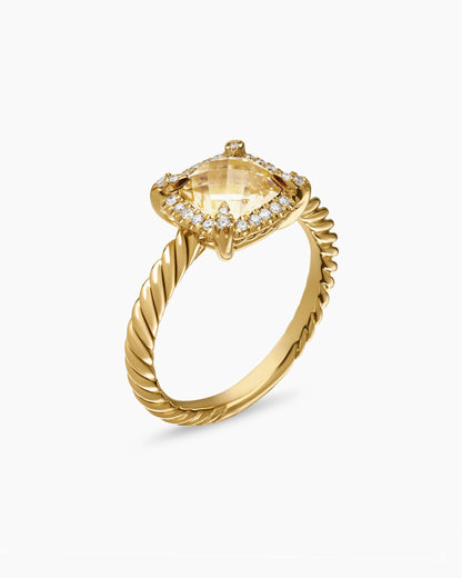 David Yurman Petite Chatelaine Pavé Bezel Ring David Yurman Women’s