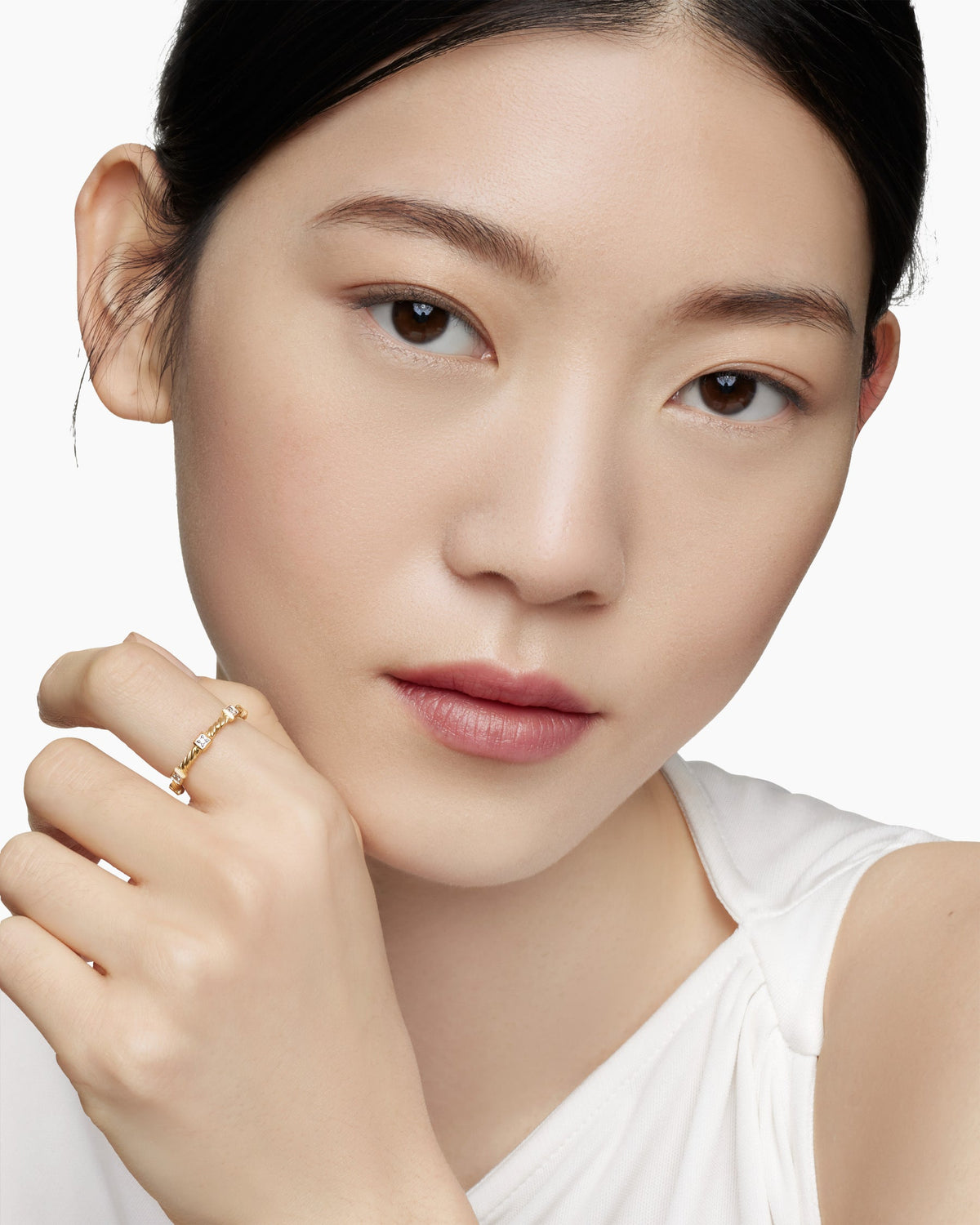 David Yurman Cable Collectibles Stations Stack Ring David Yurman Women’s
