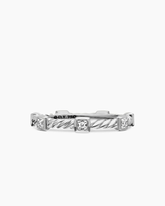 David Yurman Cable Collectibles Stations Stack Ring David Yurman Women’s