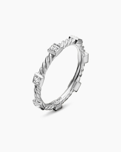 David Yurman Cable Collectibles Stations Stack Ring David Yurman Women’s