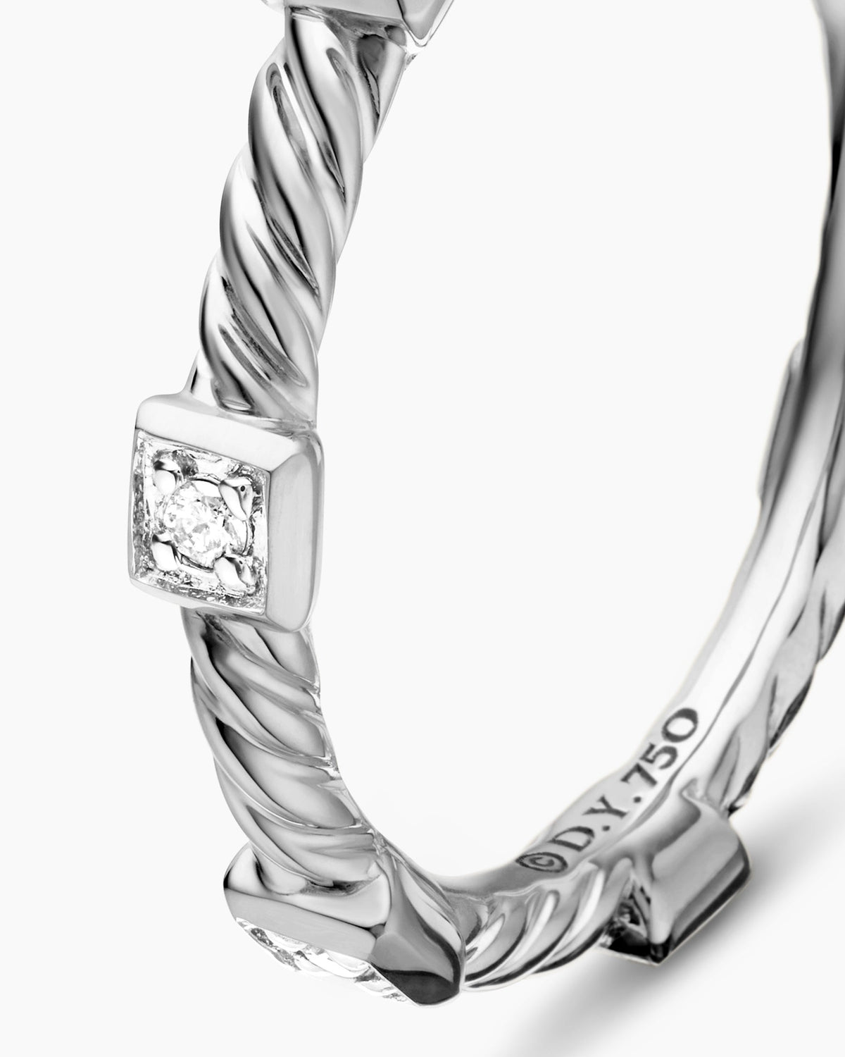 David Yurman Cable Collectibles Stations Stack Ring David Yurman Women’s