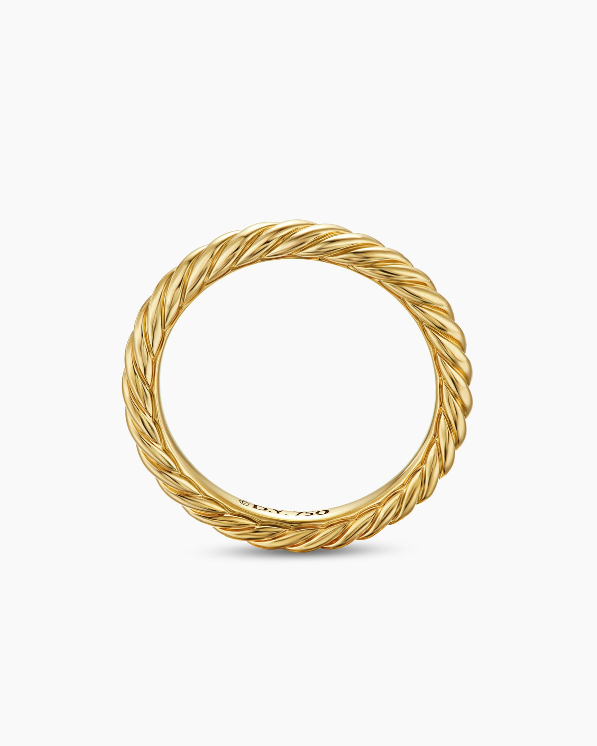 David Yurman Cable Band Ring in 18K Yellow Gold, 2.8mm David Yurman Women’s